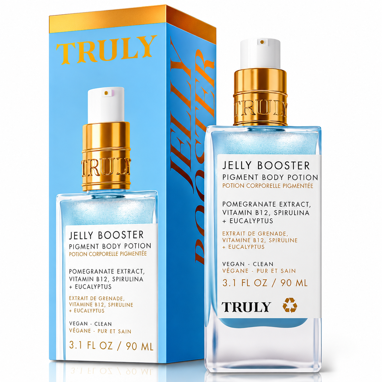 Recupera la confianza de mostrar tu piel con Truly Jelly Booster Azul